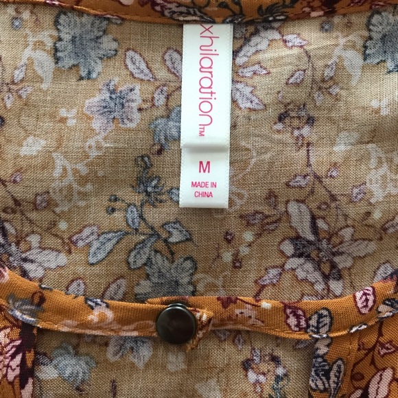 XHILARATION FRINGED BOHO DRESS - Picture 4 of 6